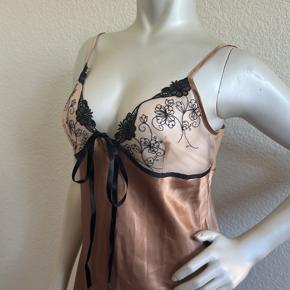 Vintage Andre Kim Korean brand embroidery slip dress - Picture 7 of 10